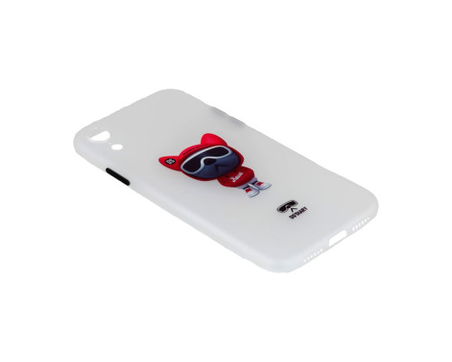 Чохол TPU Ultra-thin Matt with Frame для iPhone Xr Колір 03, White