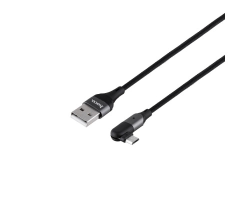 Кабель USB Hoco U100 Orbit Micro Колір Чорний 6931474747907