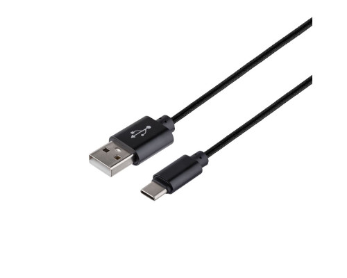 Кабель USB YJ-08 QC3.0 Type-C Колір Чорний