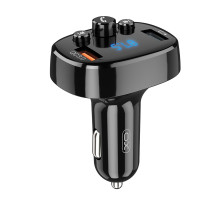 FM-трансмітер XO BCC03 car charger 18W QC 3.0 Колір Чорний 6920680877348