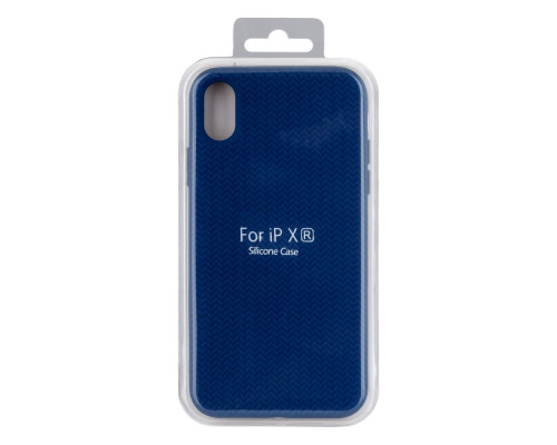 Чохол Silicone Knitted для iPhone Xr Copy Колір 1, Blue