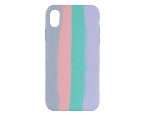 Чохол Silicone Knitted для iPhone Xr Copy Колір 1, Blue