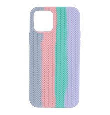 Чохол Silicone Knitted для iPhone 12/12 Pro Copy Колір 9, Green