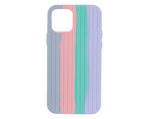 Чохол Silicone Knitted для iPhone 12/12 Pro Copy Колір 9, Green