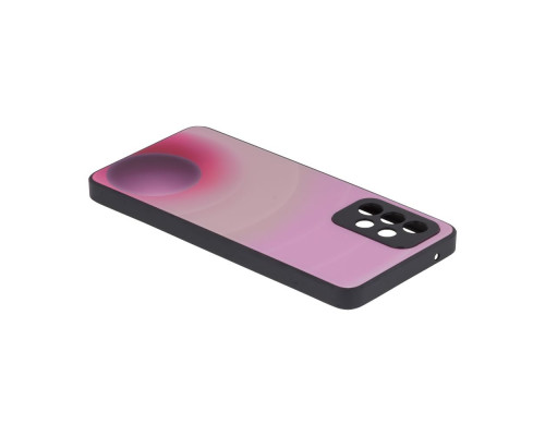 Чохол Glass TPU Prism Circles for Samsung Galaxy A52 4G Колір 4, Pink-Lilac