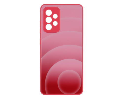 Чохол Glass TPU Prism Circles for Samsung Galaxy A52 4G Колір 4, Pink-Lilac