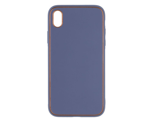 Чохол Leather Gold with Frame without Logo для iPhone Xr Колір 8, Gray Lilac 2020000265115