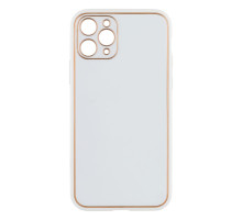 Чохол Leather Gold with Frame without Logo для iPhone 11 Pro Колір 13, White 2020000264705