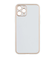 Чохол Leather Gold with Frame without Logo для iPhone 11 Pro Колір White 2020000264705