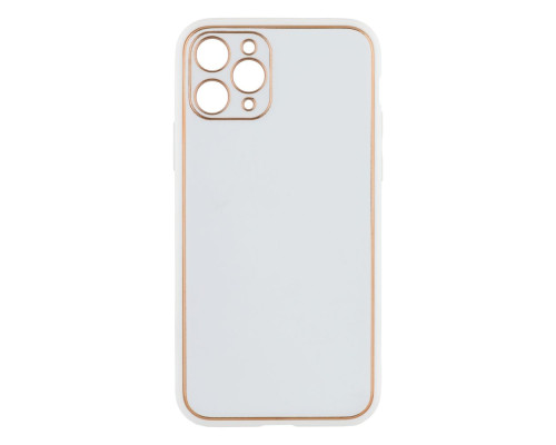 Чохол Leather Gold with Frame without Logo для iPhone 11 Pro Колір 13, White 2020000264705