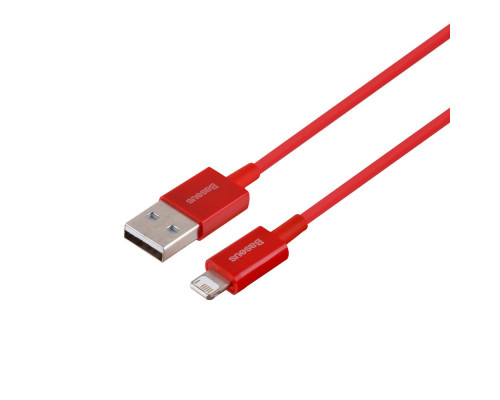 Кабель USB Baseus USB to Lightning 2.4A 2m CALYS-C Колір Червоний, 09