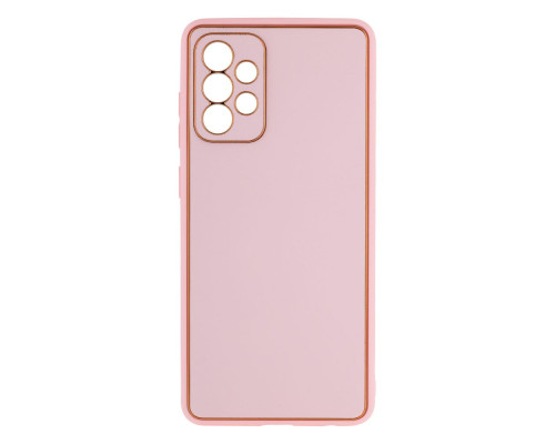 Чохол Leather Gold with Frame without Logo для Samsung A72 4G Колір 7, Mint