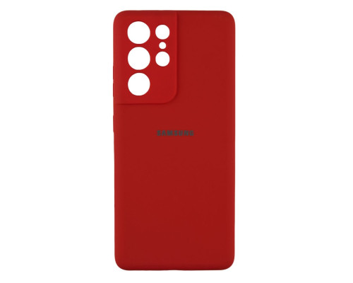 Чохол Full Case HQ with frame для Samsung S21 Ultra Колір 17, Red 2020000404286