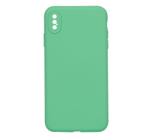 Чохол Silicone Case Full Camera no logo для iPhone Xs Max Колір 47, Spearmint 2020000294016