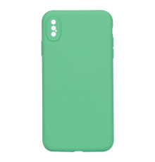 Чохол Silicone Case Full Camera no logo для iPhone Xs Max Колір 47, Spearmint 2020000294016