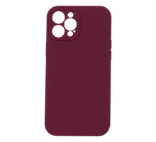 Чохол Silicone Case Full Camera no logo для iPhone 12 Pro Max Колір 63, Garnet 2020000292609