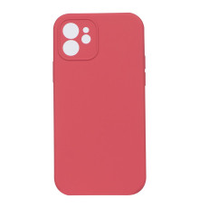 Чохол Silicone Case Full Camera no logo для iPhone 12 Колір 25, Camelia 2020000291947