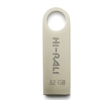 USB флеш-накопичувач Hi-Rali Shuttle 32gb Колір Сталевий 1931472584233