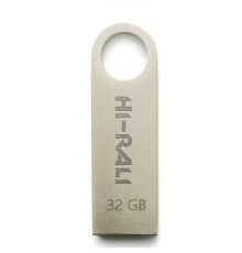 USB флеш-накопичувач Hi-Rali Shuttle 32gb Колір Сталевий 1931472584233