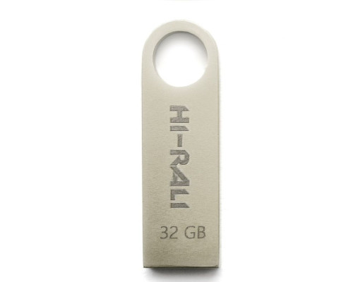 USB флеш-накопичувач Hi-Rali Shuttle 32gb Колір Сталевий