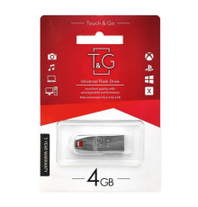 USB флеш-накопичувач T&G 4gb Chrome 115 Колір Сталевий