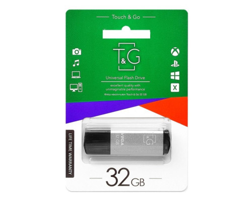 USB флеш-накопичувач T&G 32gb Vega 121 Колір Стальний