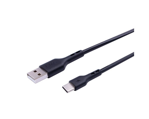 Кабель USB Hoco DU26 Long 8mm Plug Type-C 3A Колір Чорний 6931474780843