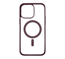 Чохол TPU Color with Magsafe для iPhone 14 Pro Max Колір 07, Bordo 2020000325550