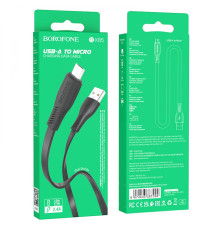 Кабель USB Borofone BX85 Micro 2.4A Колір Чорний