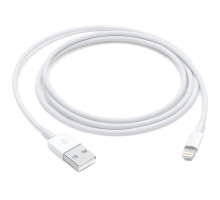 Кабель USB Cable Onyx Lightning 2m No Logo Колір Білий 2020000333654