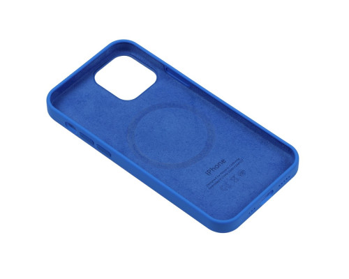 Чохол Original Silicone+MagSafe для iPhone 12/12 Pro Колір 4, Глибокий морський
