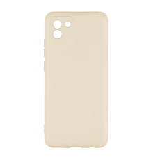 Чохол Full Case TPU+Silicone Touch No Logo для Samsung A03 4G Колір 11, Ivory 2020000327042