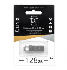 USB флеш-накопичувач 3.0 T&G 128gb Metal 027 Колір Сталевий