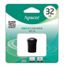 USB флеш-накопичувач Apacer AH116 32gb Колір Чорний