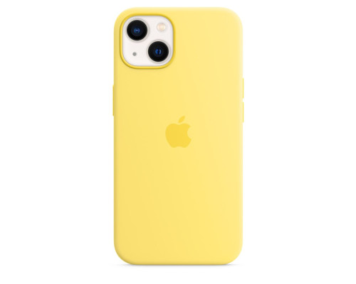 Чохол Silicone Case with MagSafe для iPhone 13 Pro Max Колір 09.Lemon Zest