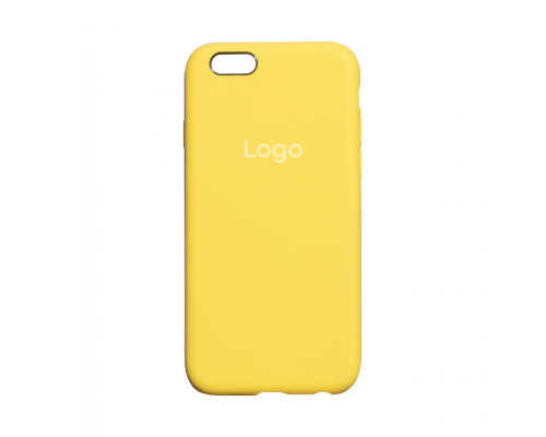 Чохол Silicone Case Full Size (AA) для iPhone 6/6s Колір 50.Canary yellow 2020000149897