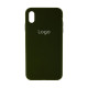 Чохол Silicone Case Full Size (AA) для iPhone Xs Max Колір 55.Pine green 2020000150336