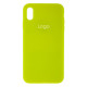 Чохол Silicone Case Full Size (AA) для iPhone Xs Max Колір 55.Pine green 2020000150336