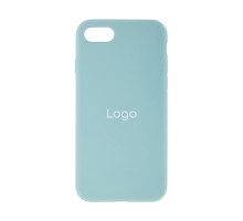 Чохол Silicone Case Full Size (AA) для iPhone 7/8/SE2 Колір 64.Light cyan 2020000236269