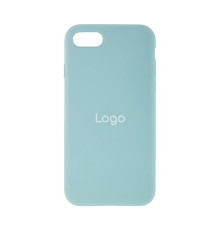 Чохол Silicone Case Full Size (AA) для iPhone 7/8/SE2 Колір 64.Light cyan 2020000236269