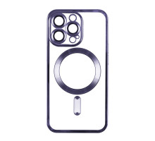 Чохол TPU Metallic Full Camera with Magsafe для Iphone 15 Колір Black