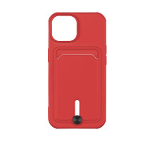 Чохол TPU Colorfull Pocket Card для iPhone 15 Колір 14.Red 2020000358633