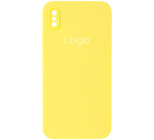 Чохол Silicone Case Square Full Camera для iPhone Xs Max Колір 51.Mellow yellow 2020000347644