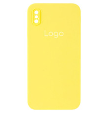 Чохол Silicone Case Square Full Camera для iPhone Xs Max Колір 51.Mellow yellow 2020000347644