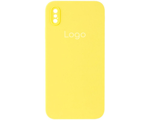 Чохол Silicone Case Square Full Camera для iPhone Xs Max Колір 51.Mellow yellow 2020000347644