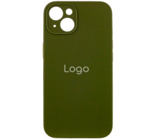 Чохол Silicone Case Full Size with Frame для iPhone 15 Plus Колір 45.Army green 2020000371090