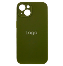 Чохол Silicone Case Full Size with Frame для iPhone 15 Plus Колір 45.Army Green 2020000371090