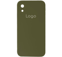 Чохол Silicone Case Square Full Camera для iPhone Xr Колір 45.Army green 2020000348047