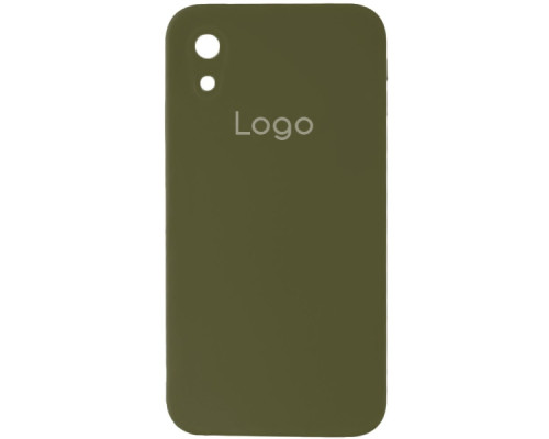 Чохол Silicone Case Square Full Camera для iPhone Xr Колір 45.Army green 2020000348047