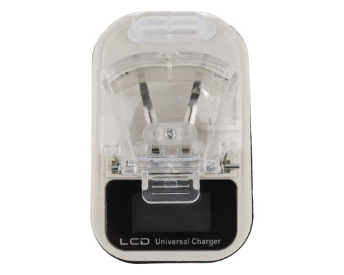 Мережевий Зарядний Пристрій Универсальное LCD Евро Колір Біло-Червоний 2020000440178 ma33148_3611384